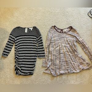 Maternity tops – size medium